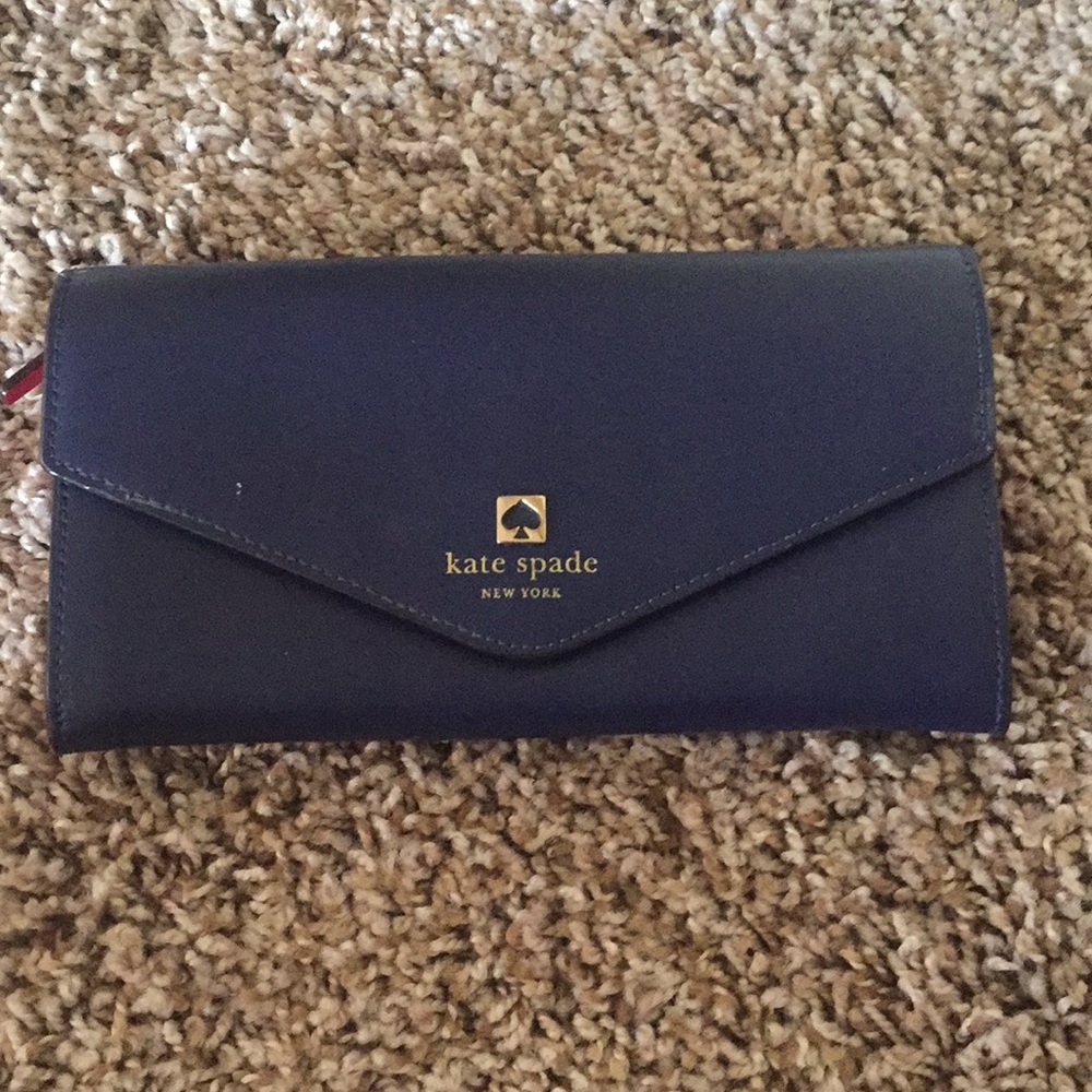 Kate Spade ♠️ navy wallet